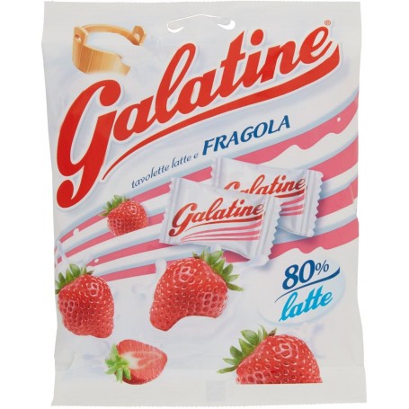 GALATINE LATTE E FRAGOLA 115GR X18 