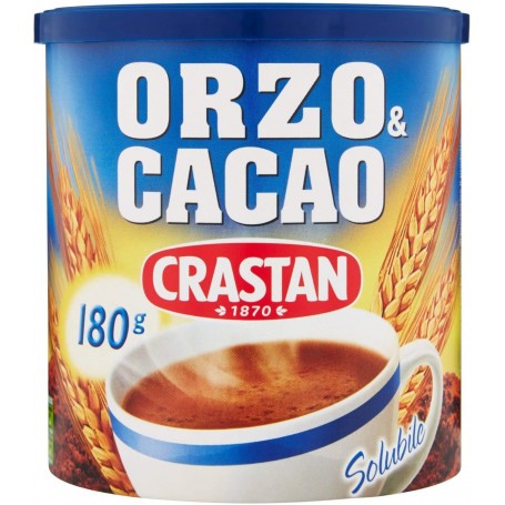 CRASTAN ORZO CACAO SOLUB 180GR X12 