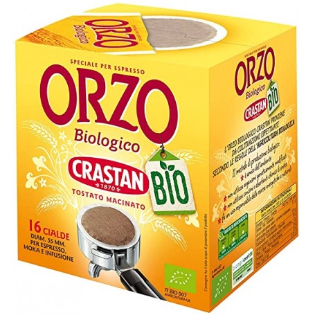 CRASTAN ORZO BIO CIALDE 96GR X12 
