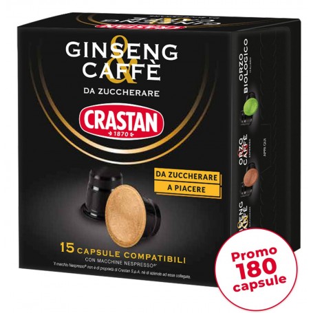 CRASTAN GINSENG CAFFE 15 CAPS 50 GR X6 