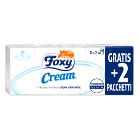 FOXY FAZZOLETTI IPO 4V CREAM 8+2 X25 