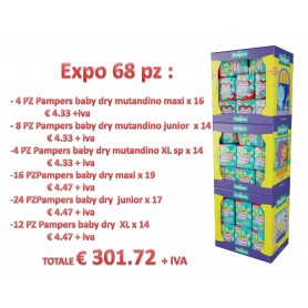 PAMPERS PANNOLINO EXPO X 68 PZ 