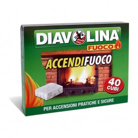 DIAVOLINA ACCENDIFUOCO 40 CUBI X24 