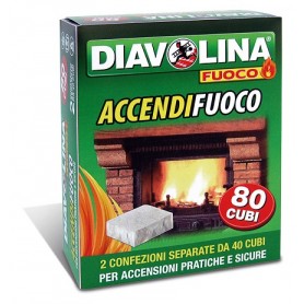 DIAVOLINA ACCENDIFUCO 80 CUBI X12 