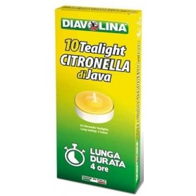 DIAVOLINA ASTUCCIO TEALIGHT CITRONELAX10 