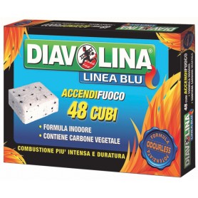 DIAVOLINA ACCENDIFUCO LIGNITE 48CUBI X24 
