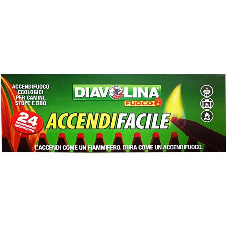 DIAVOLINA ACCENDIFACILE X24 