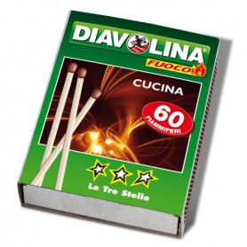 DIAVOLINA CUCINA 60 FIAMMIFERI X40 