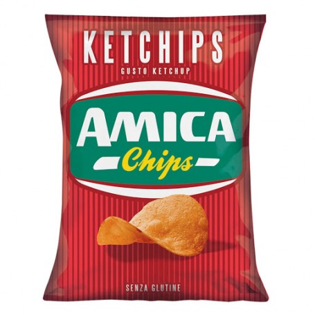 AMICA CHIPS PATATINE KETCHUP 25GR X28 