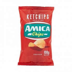 AMICA CHIPS PATATINE KETCHUP 100GR X20 