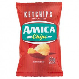 AMICA CHIPS PATATINE KETCHUP 50GR X21 