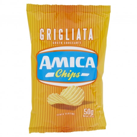 AMICA CHIPS PATATINE GRIGLIATE 50GR X24 