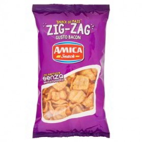 AMICA CHIPS ZIG ZAG BACON 160GR X12 