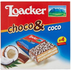 LOACKER CHOCO&COCO 22GR X4 X10 