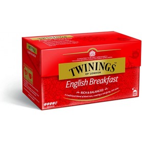 TWININGS TEA ENGLISH BREAKFAST 25FF X 12 