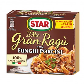 STAR GRAN RAGU FUNGHI PORC 180GR X2 X12 