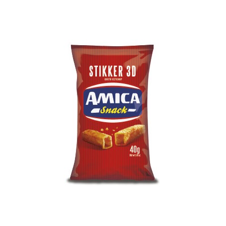 AMICA CHIPS STIKKER 3D 40GR X24 