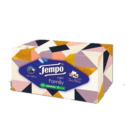 TEMPO FAZZOLETTI FAMILY BOX 120 PZ X8 