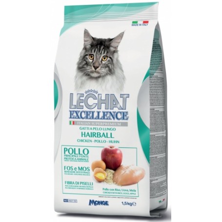 LECHAT EXCELLEN HAIRBALL 1,5 KG X6 